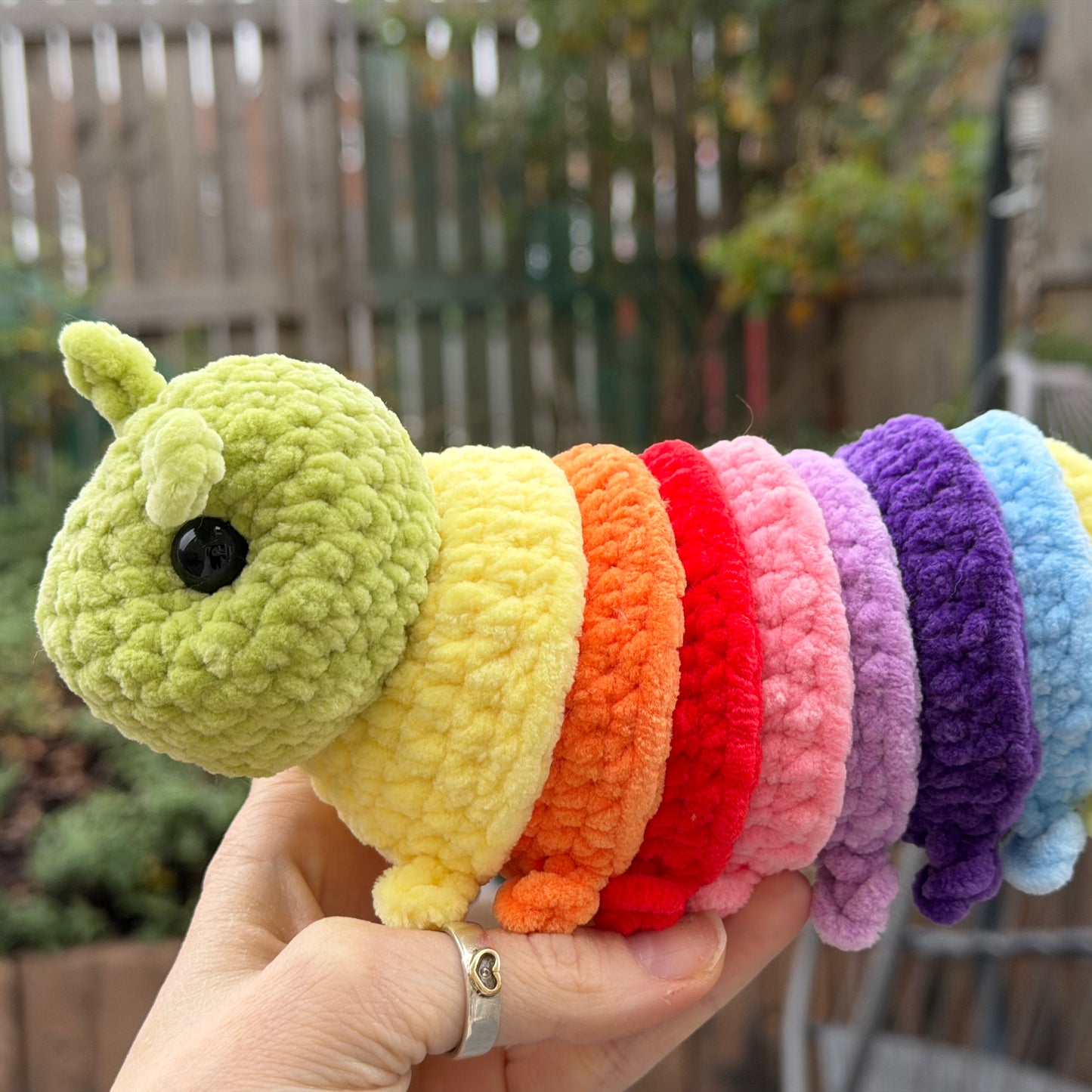 Crochet Fidget Caterpillar