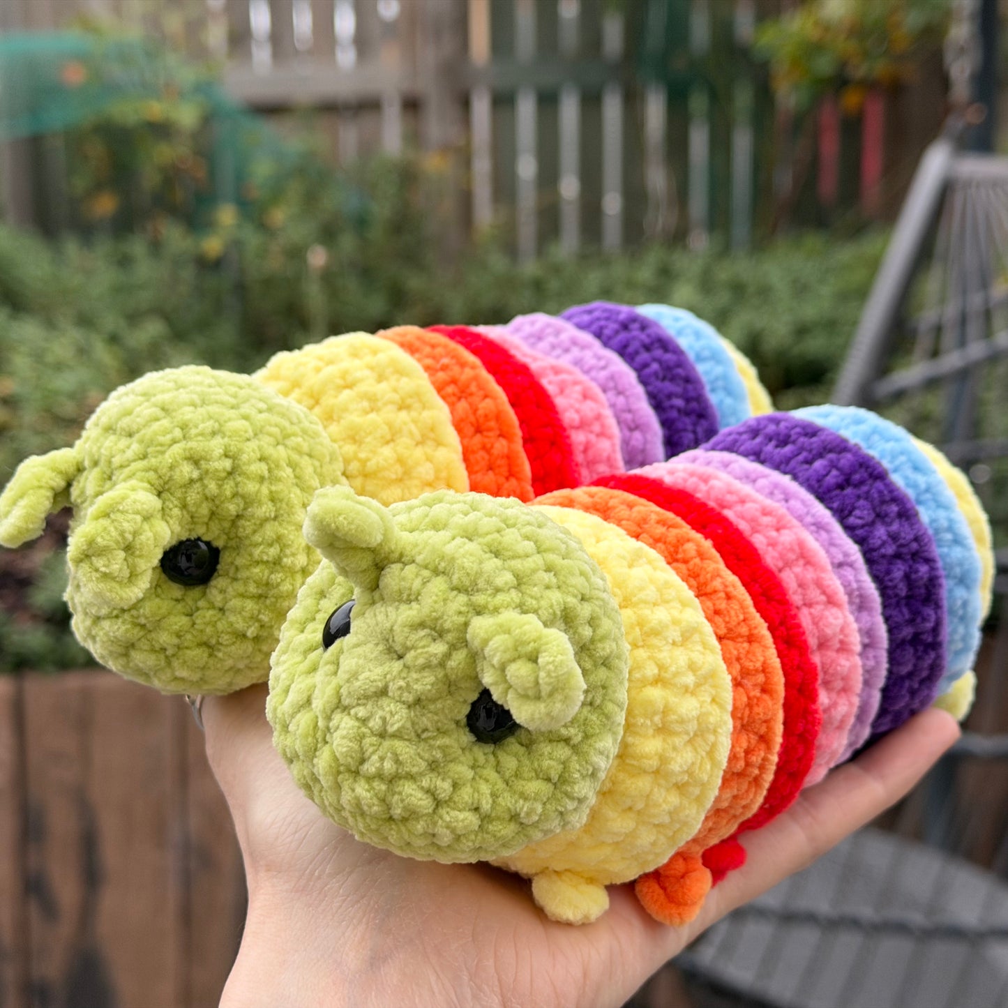 Crochet Fidget Caterpillar
