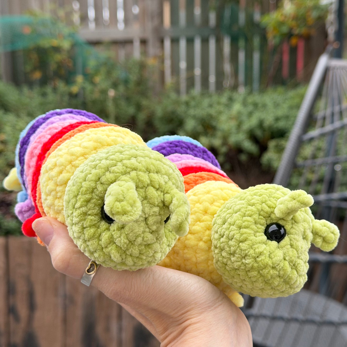 Crochet Fidget Caterpillar