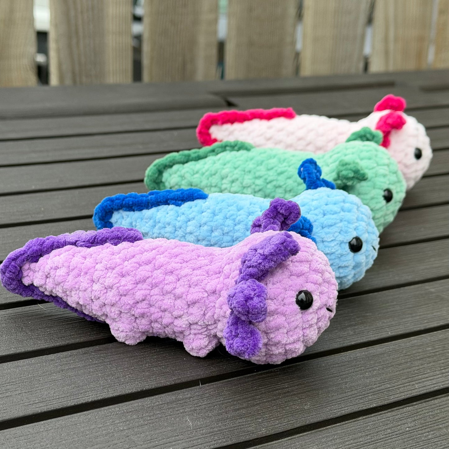 Handmade Crochet Axolotl