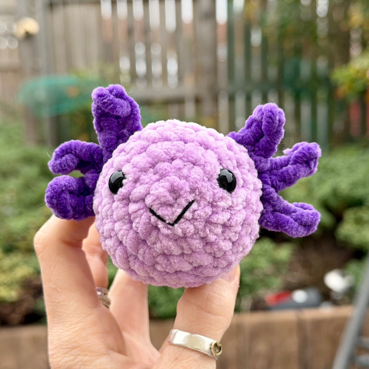 Handmade Crochet Axolotl