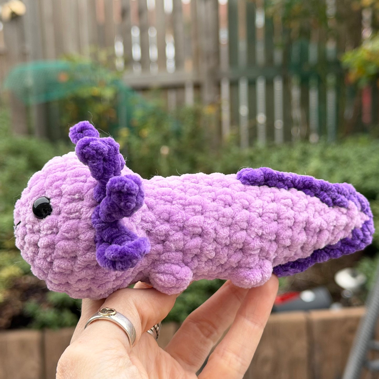 Handmade Crochet Axolotl