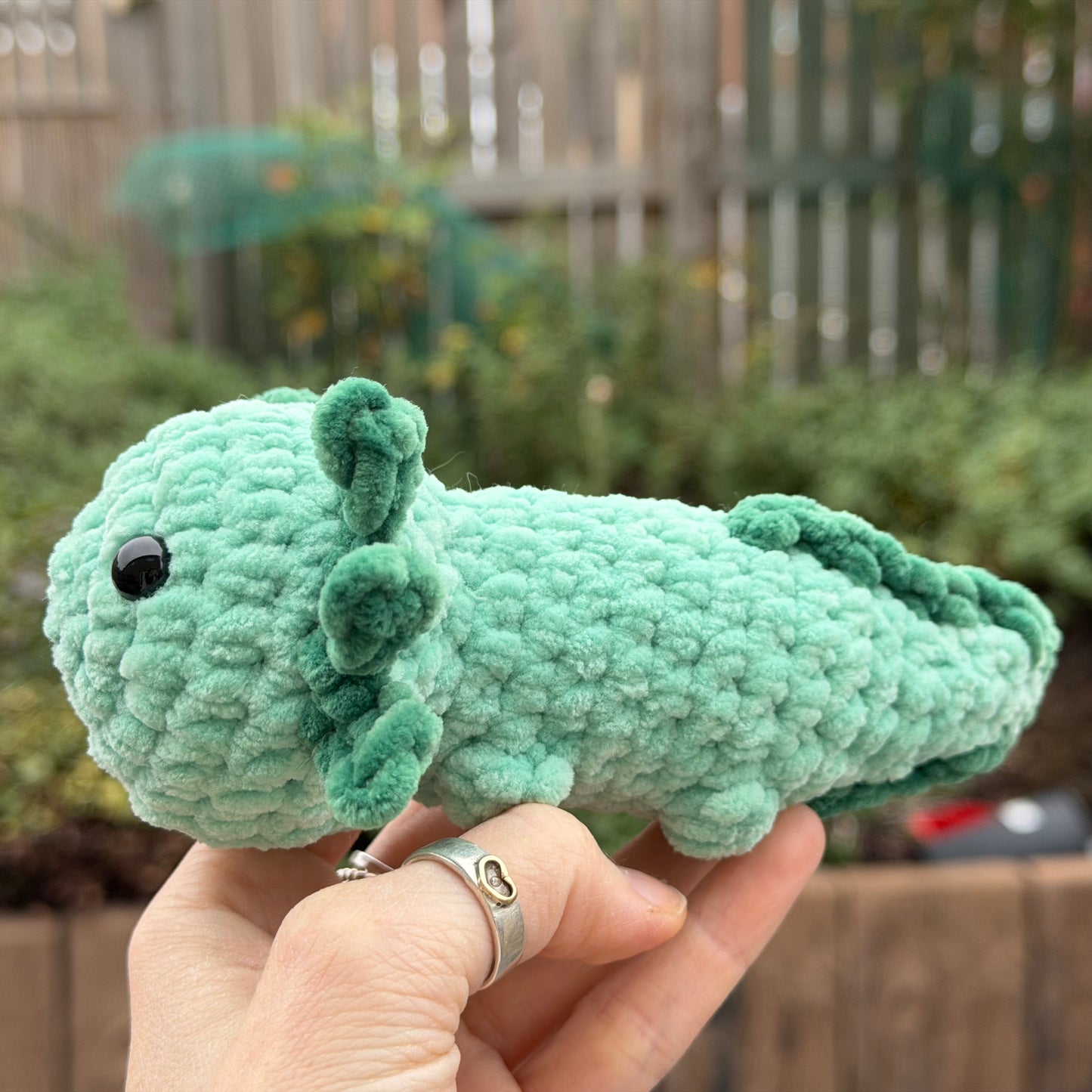 Handmade Crochet Axolotl