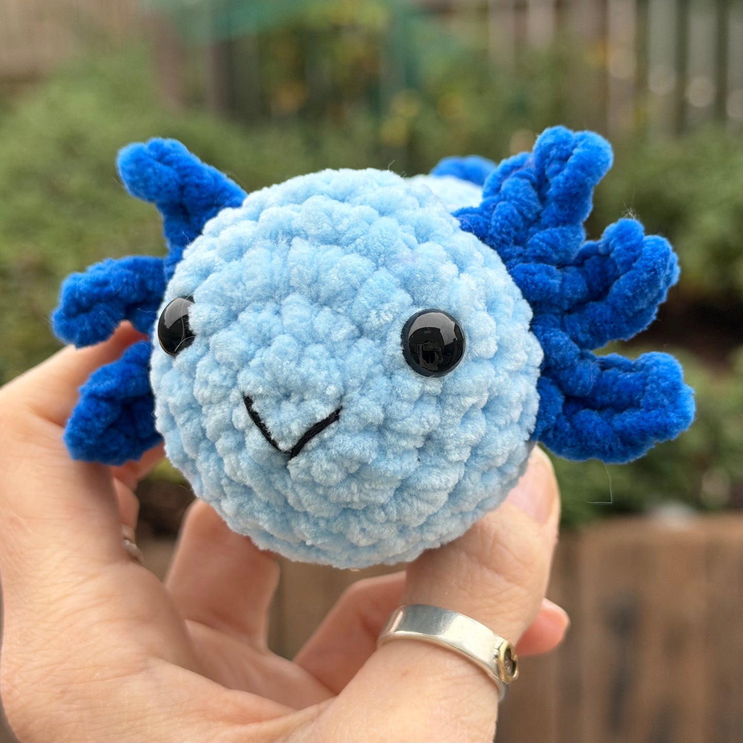 Handmade Crochet Axolotl