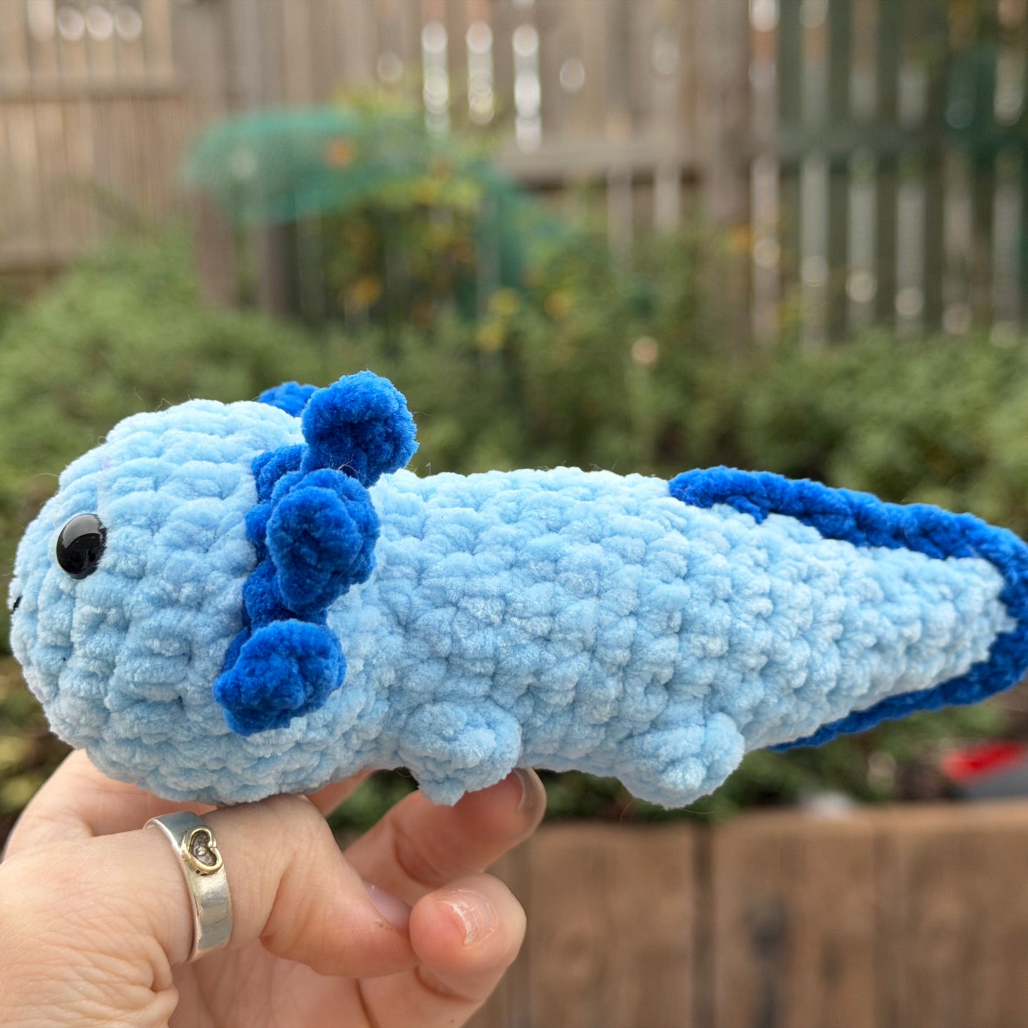 Handmade Crochet Axolotl