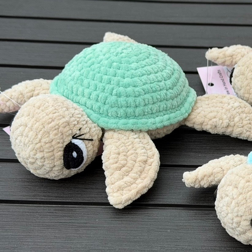 Large Crochet Turtle