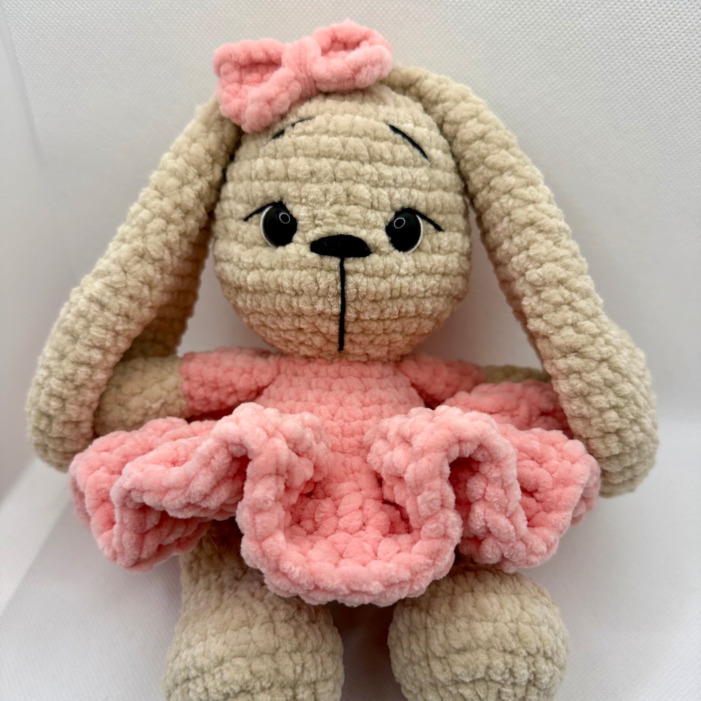Handmade Crochet Ballerina Bunny