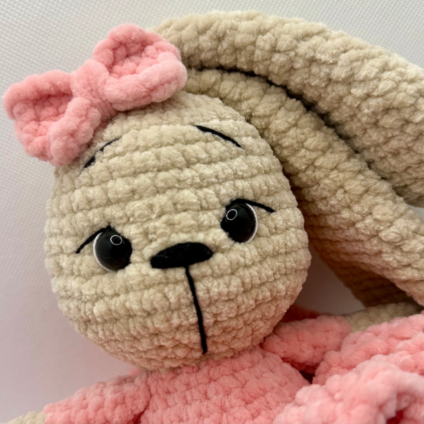 Handmade Crochet Ballerina Bunny