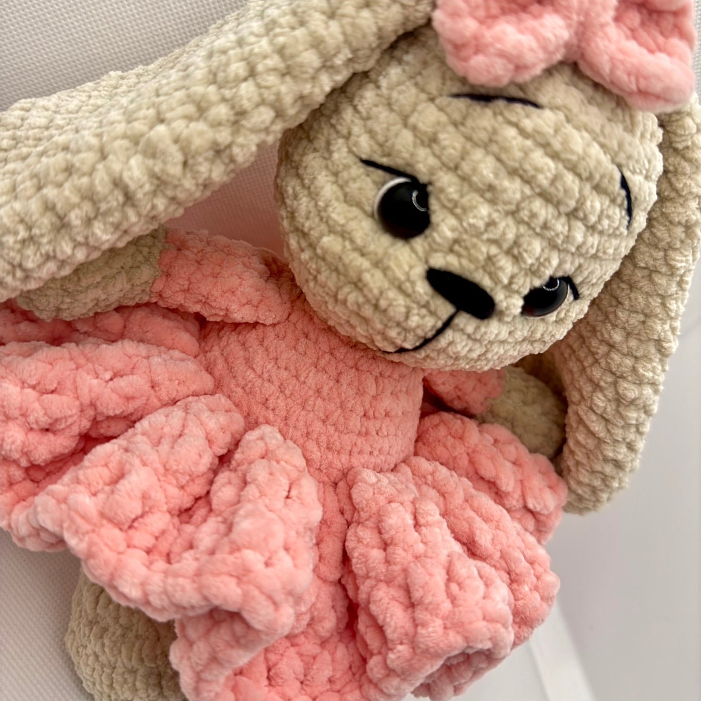 Handmade Crochet Ballerina Bunny