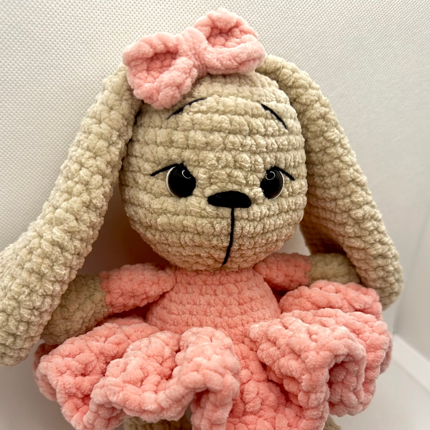 Handmade Crochet Ballerina Bunny