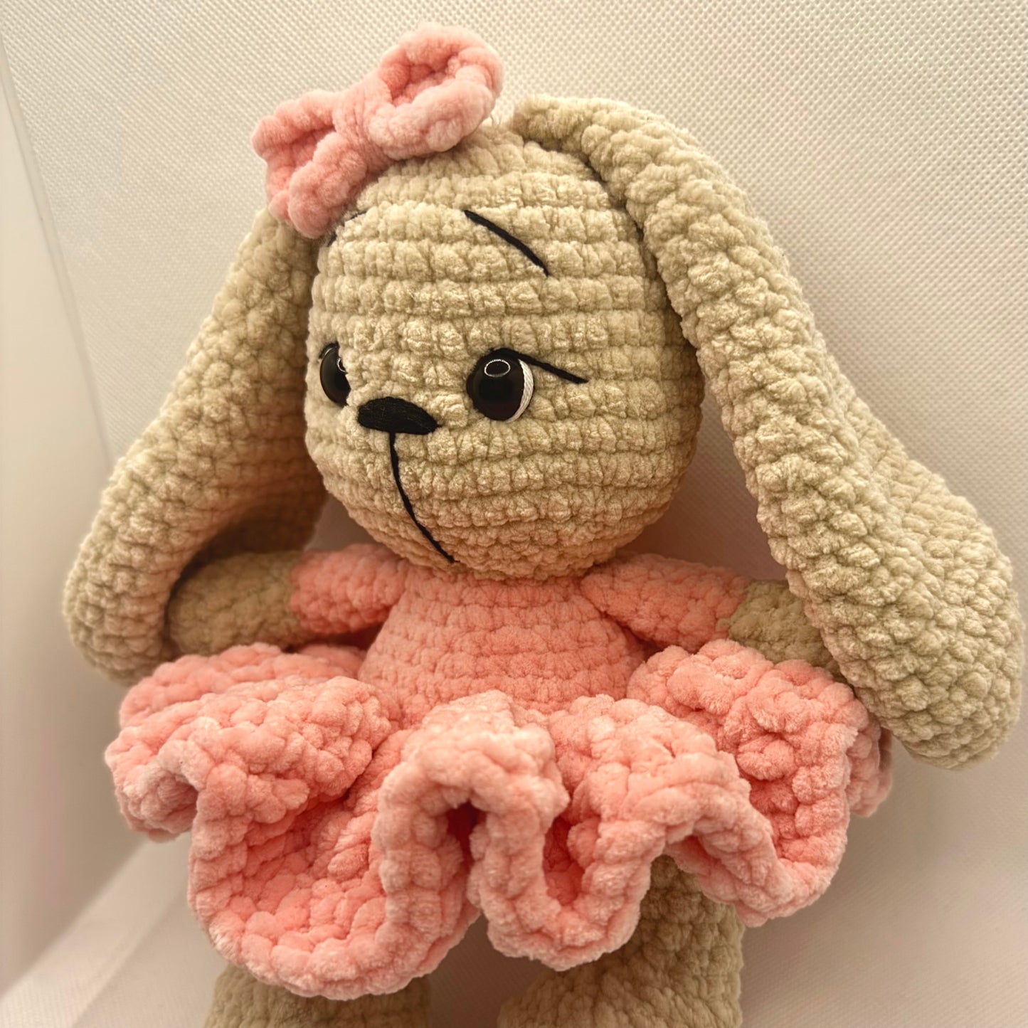 Handmade Crochet Ballerina Bunny