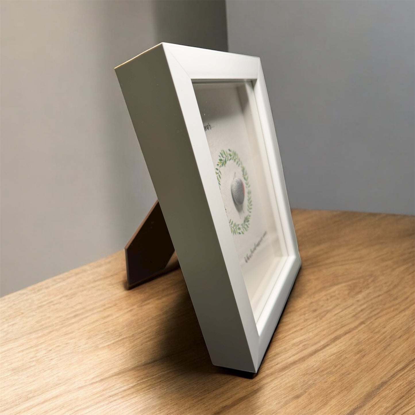 Robins Appear When Loved Ones are Near Framed Pebble Art