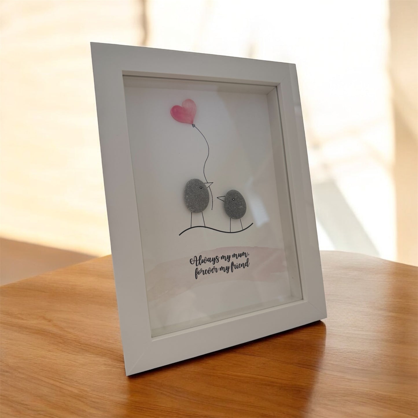 Always My Mum, Forever My Friend Framed Pebble Art